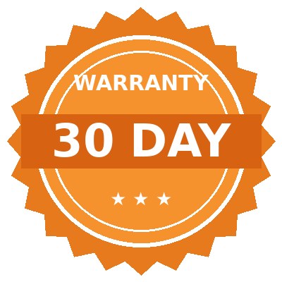 30 day warranty badge